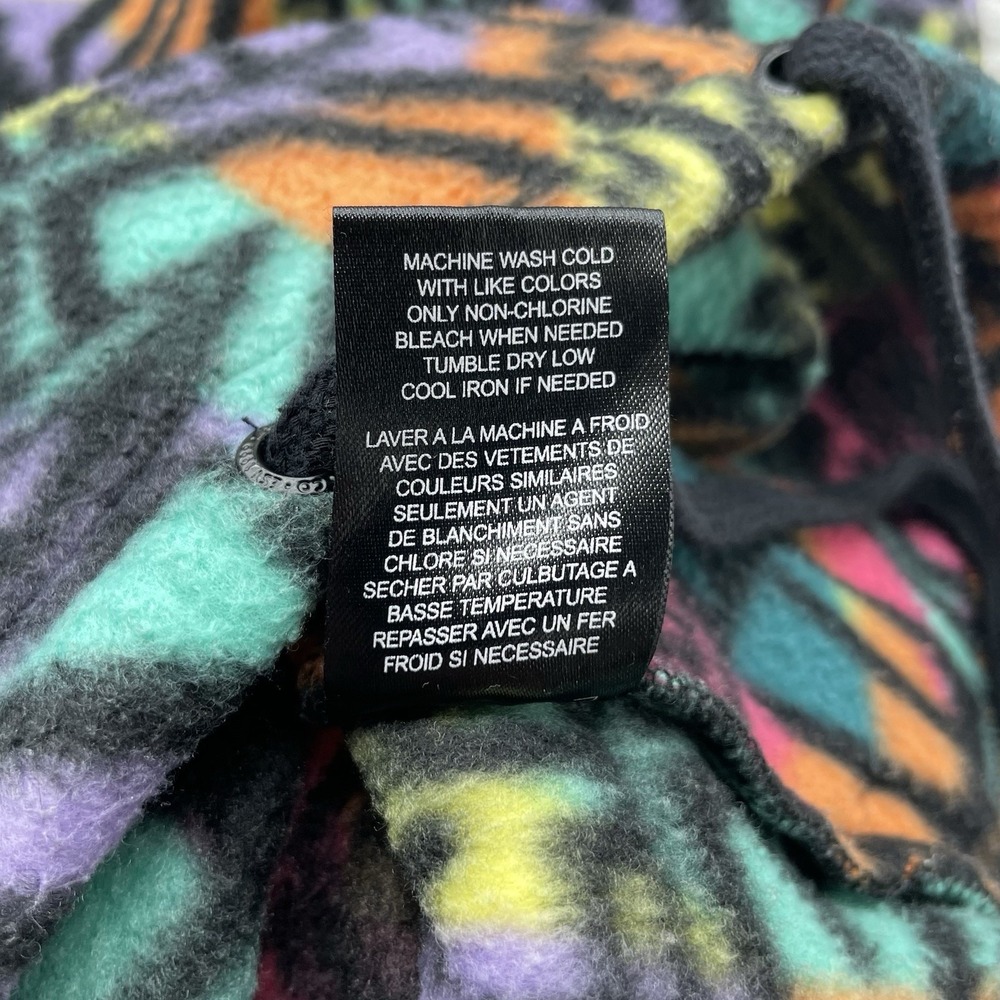 Empyre Jacket Mens Small S Tech Fleece Neon Graffiti Retro Y2K Skater Colorful - Picture 11 of 13